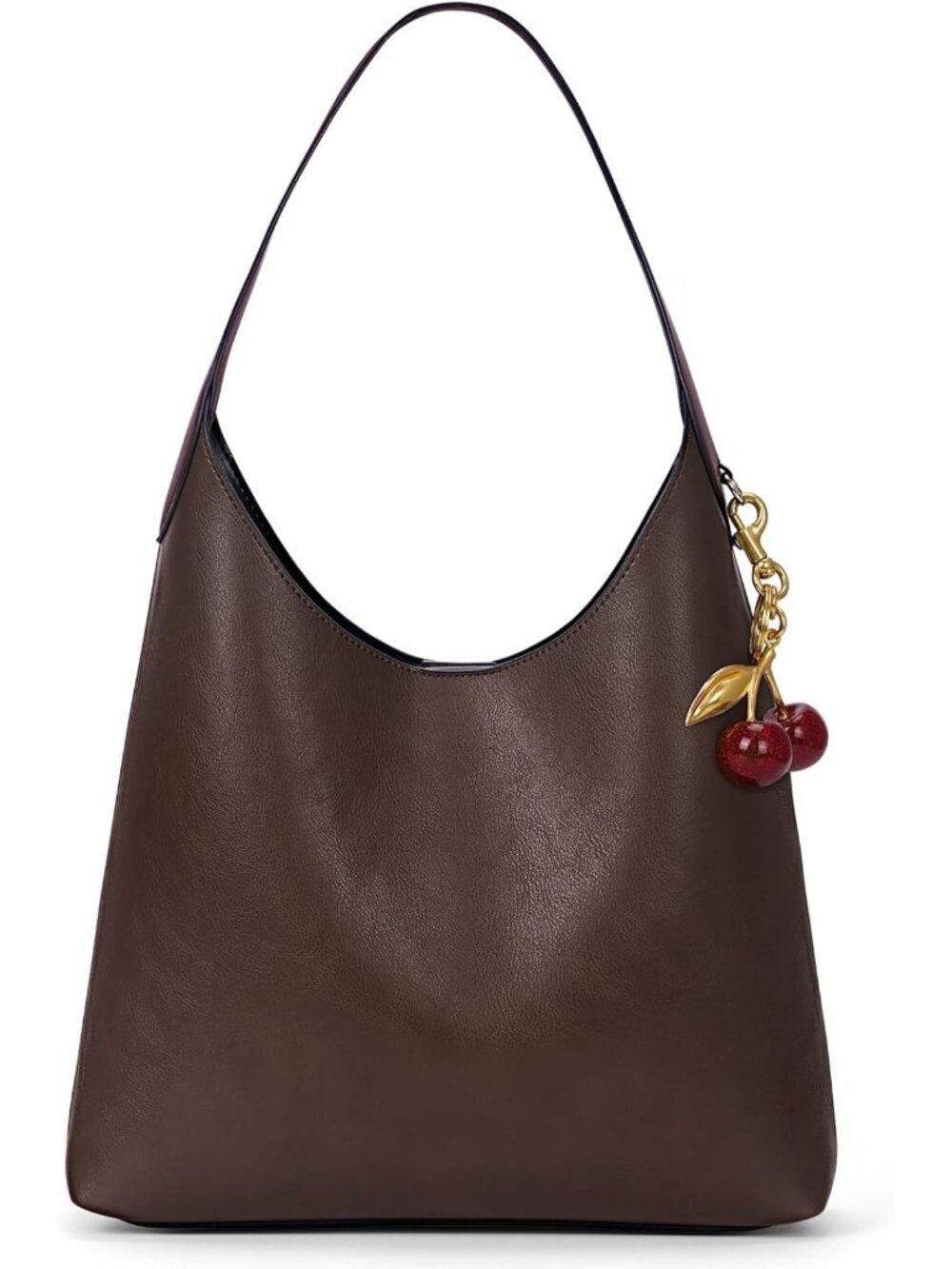 Chic Faux Suede Hobo Bag - Vegan Leather Shoulder Tote for Women, Slouchy Fall